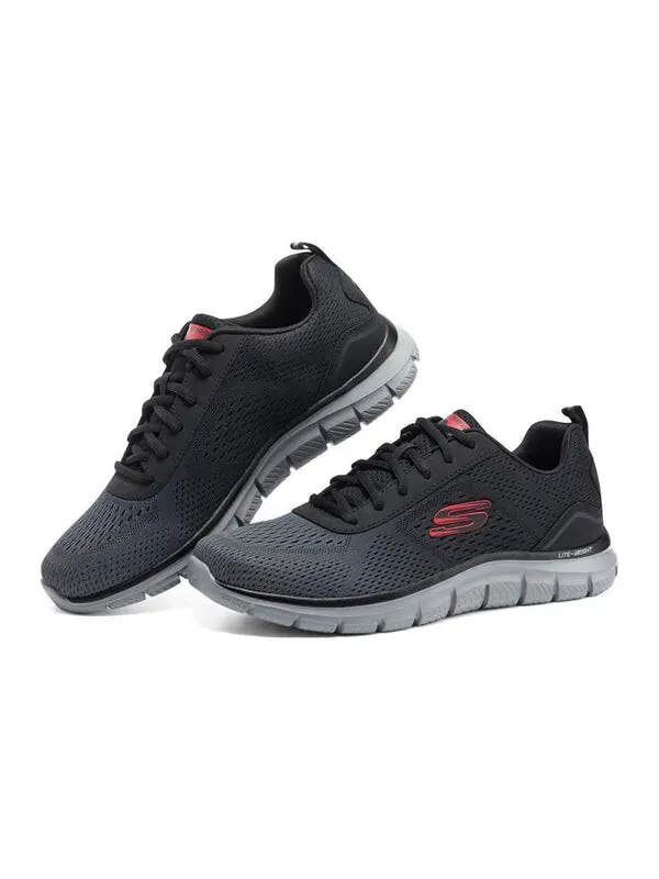 Кроссовки track 'black charcoal' Skechers — изображение 3 из 4, черный/темно-серый