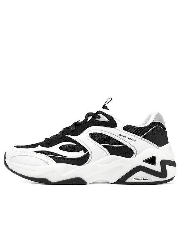 Кроссовки d'lites hyper burst 'white black' Skechers — изображение 1 из 4, черный/белый
