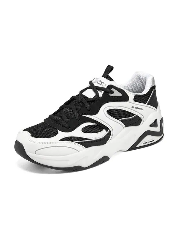 Кроссовки d'lites hyper burst 'white black' Skechers — изображение 3 из 4, черный/белый