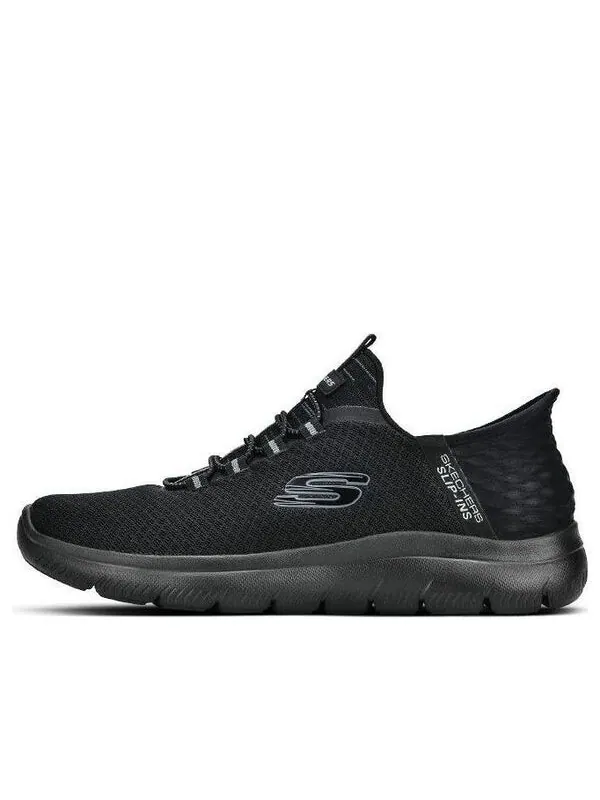 Кроссовки Skechers Slip-On Tennis Shoes 'Black' — изображение 1 из 4, черный