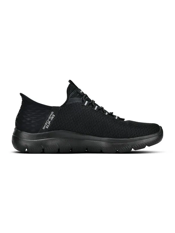 Кроссовки Skechers Slip-On Tennis Shoes 'Black' — изображение 2 из 4, черный