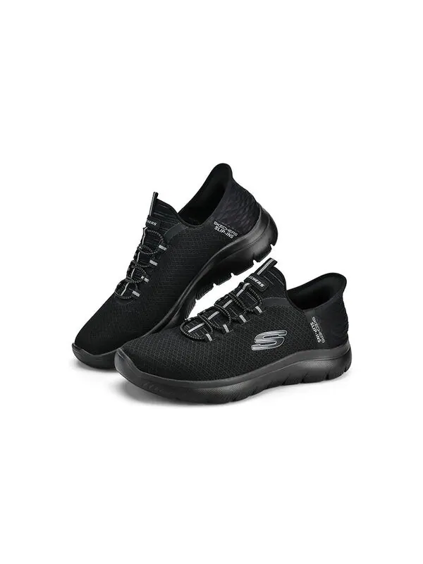 Кроссовки Skechers Slip-On Tennis Shoes 'Black' — изображение 4 из 4, черный