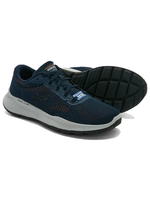 Кроссовки relaxed fit equalizer 5.0 'navy orange' Skechers — изображение 3 из 4, темно-синий/оранжевый