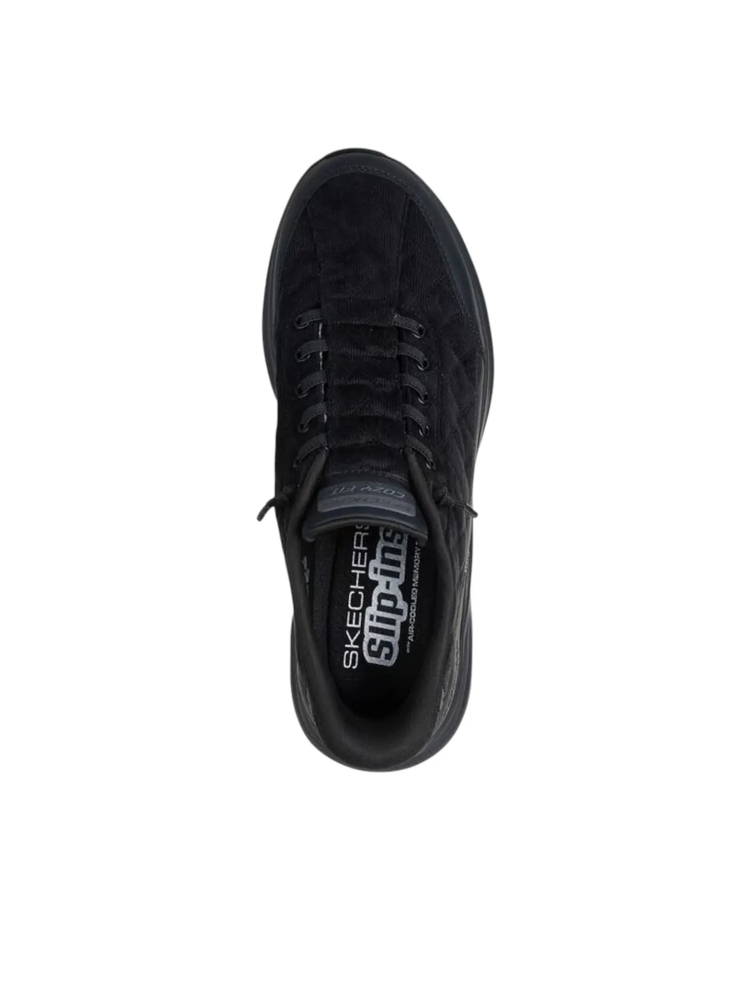Skechers Slip-ins Contour Foam Cozy Fit Cordelux 'Black' — изображение 4 из 5, черный