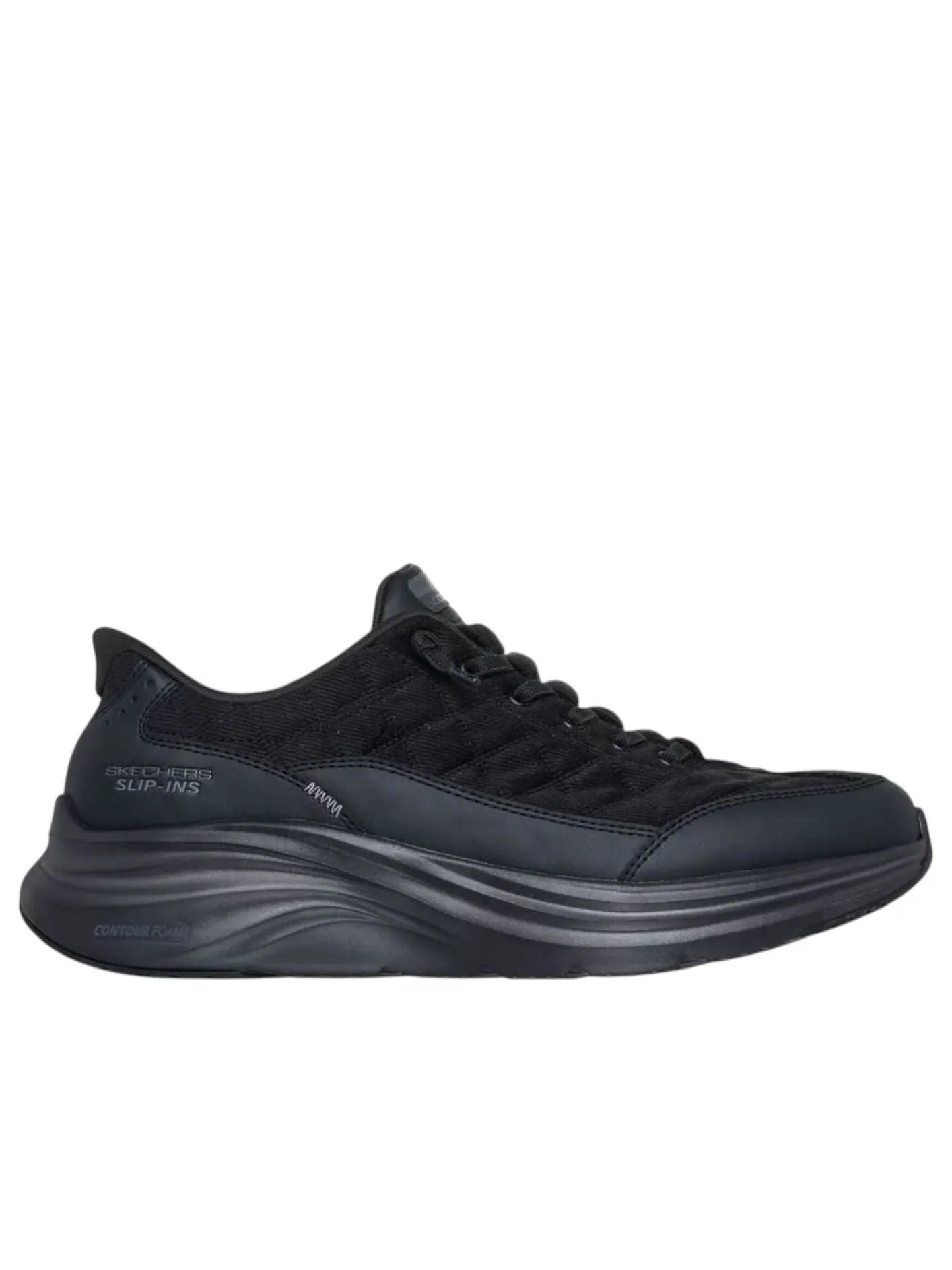 Skechers Slip-ins Contour Foam Cozy Fit Cordelux 'Black' — изображение 5 из 5, черный