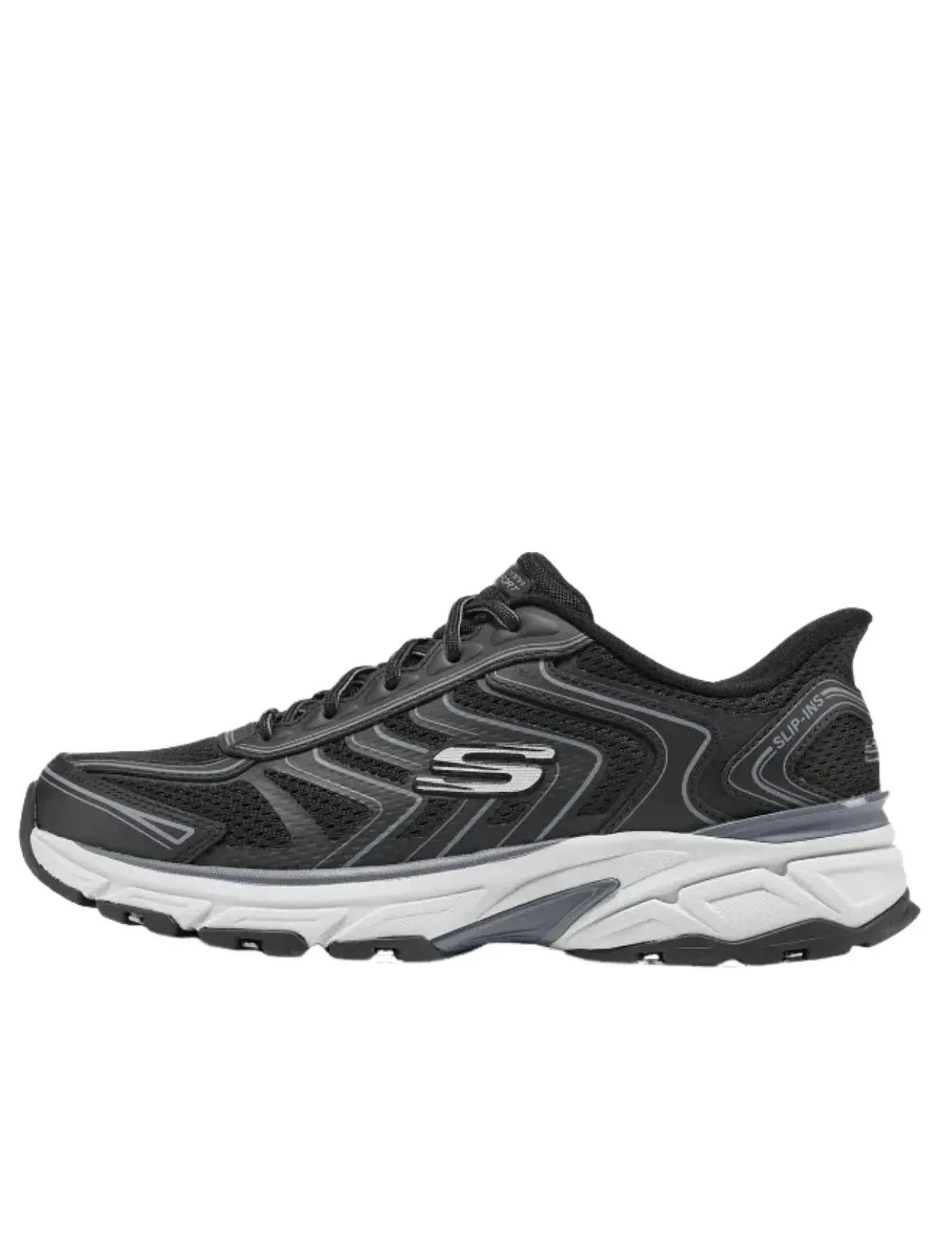 Кроссовки Skechers Stamina 'Black' — изображение 1 из 6, черный