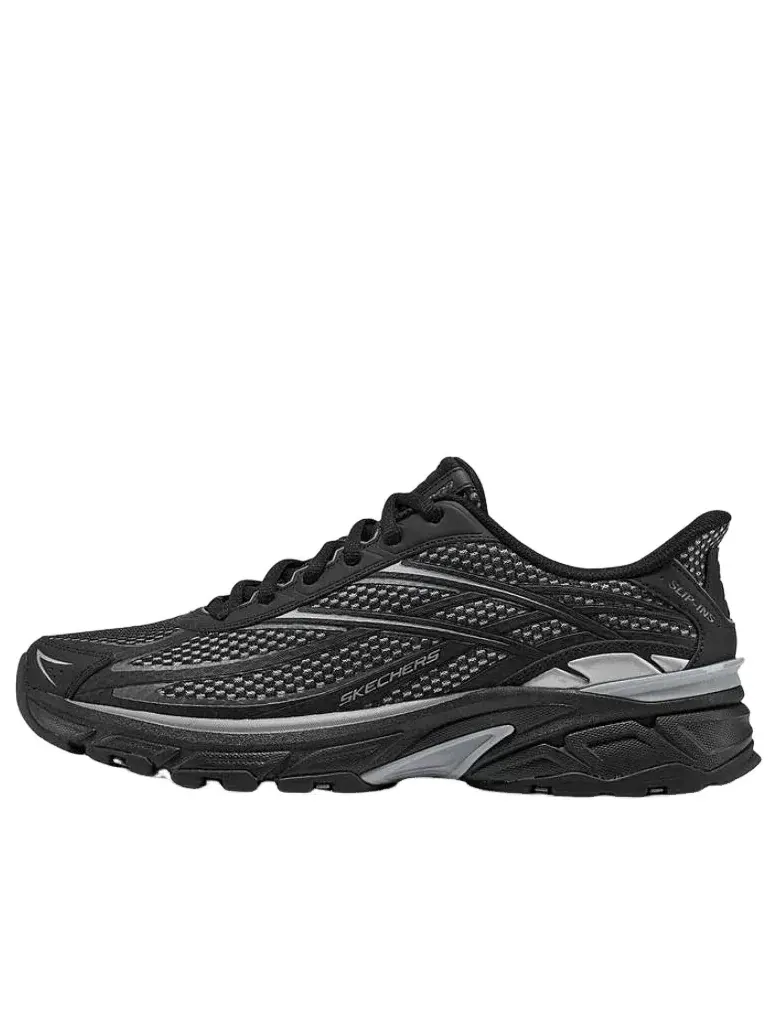 Мужские кроссовки с шнуровкой Stamina Skechers — изображение 1 из 5, черный