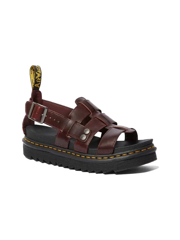Сандалии Dr. Martens Terry, кожаные — изображение 2 из 4, коричневый