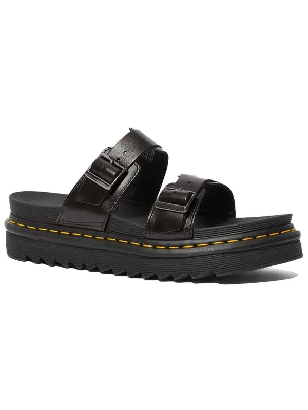 Сандалии Dr. Martens Myles Brando Leather Sandals, кожаные — изображение 2 из 4, черный