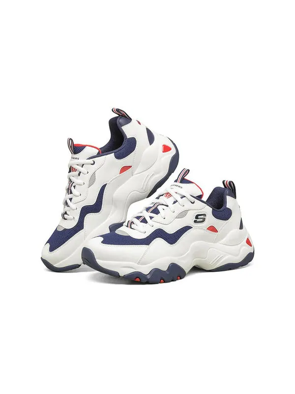 Кроссовки d lites low-top running shoes white/blue/red Skechers — изображение 3 из 4