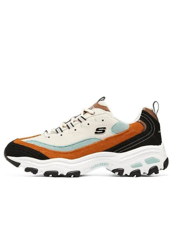 Кроссовки d'lites 1.0 sneakers 'white black orange' Skechers — изображение 1 из 4, белый/черный/оранжевый