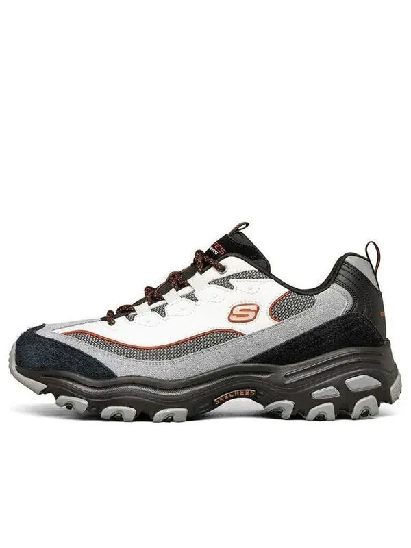 Кроссовки d lites 1.0 low-top running shoes black/grey/white Skechers — изображение 1 из 4, черный/серый/белый