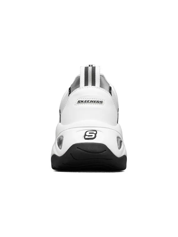 Кроссовки d lites 3.0 low-top running shoes white/black Skechers — изображение 4 из 4, белый/черный