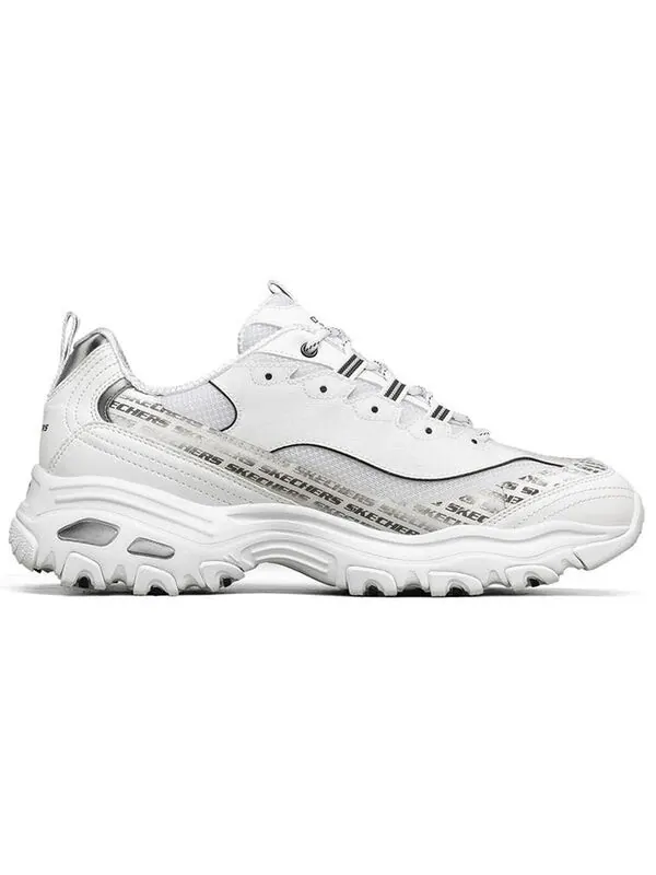Кроссовки d'lites 1.0 running shoes white/black Skechers — изображение 2 из 4, белый/черный