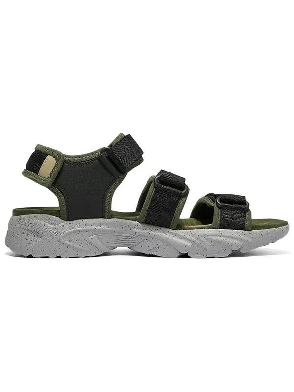 Кроссовки stamina sandal 'olive black' Skechers — изображение 2 из 4, оливковый/черный