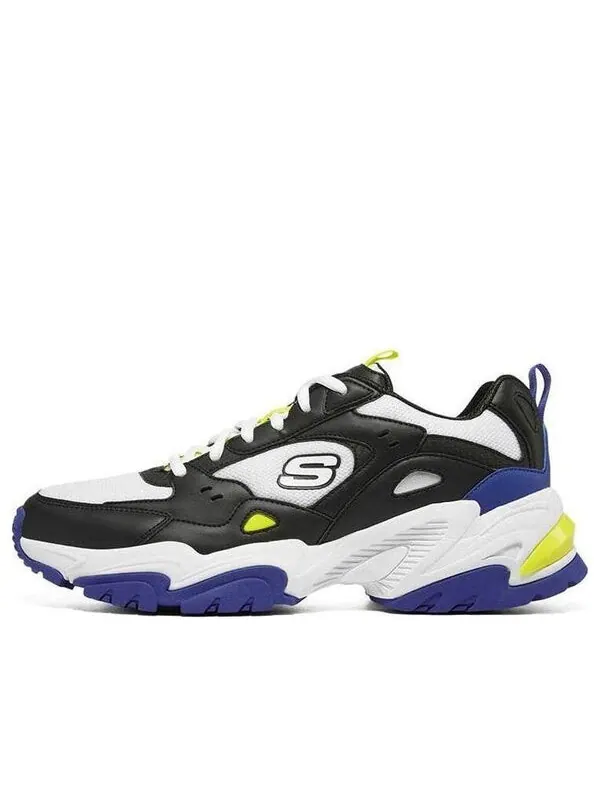 Кроссовки stamina v2 'black multicolor' Skechers — изображение 1 из 4, черный/синий/белый