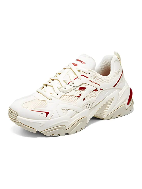 Кроссовки stamina v2 'white red' Skechers — изображение 3 из 4, белый