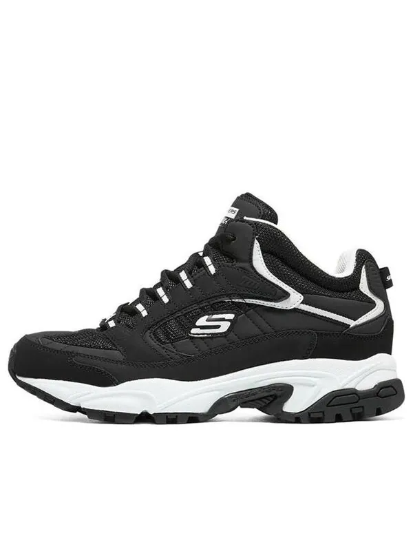 Кроссовки stamina 'black white' Skechers — изображение 1 из 4, черный/белый