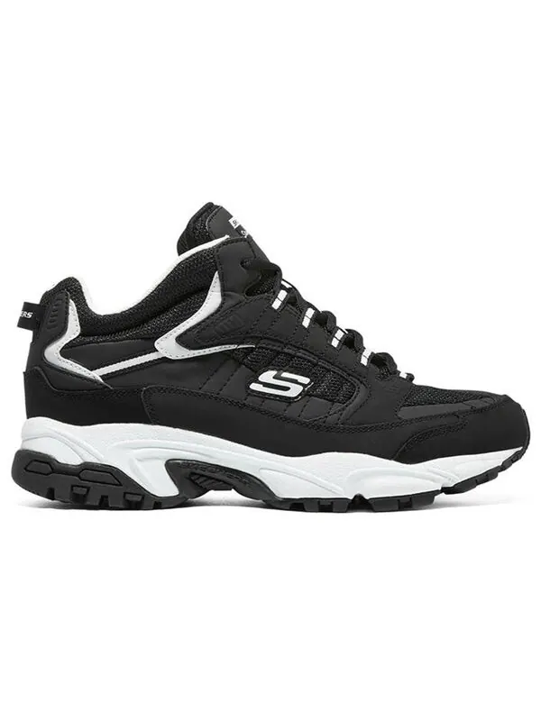 Кроссовки stamina 'black white' Skechers — изображение 2 из 4, черный/белый