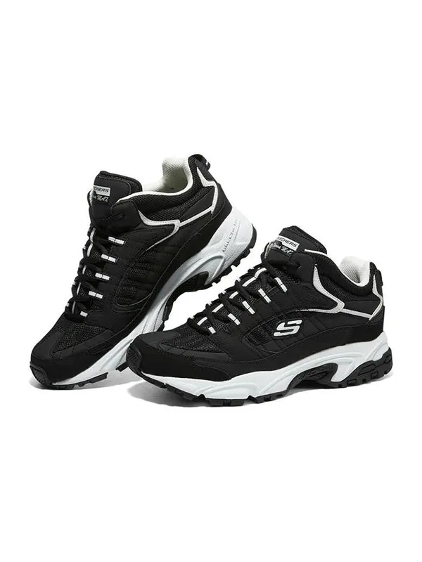 Кроссовки stamina 'black white' Skechers — изображение 3 из 4, черный/белый