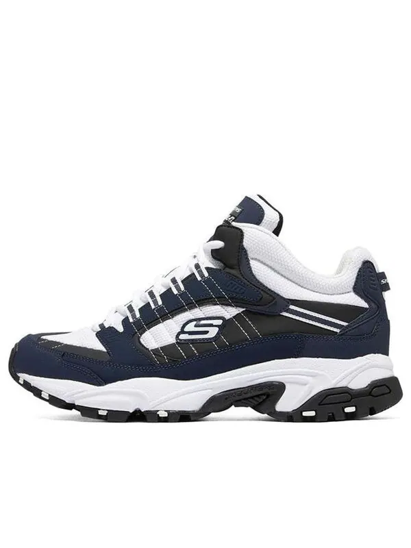 Кроссовки stamina 'navy white' Skechers — изображение 1 из 4, темно-синий/белый