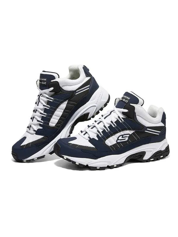 Кроссовки stamina 'navy white' Skechers — изображение 3 из 4, темно-синий/белый