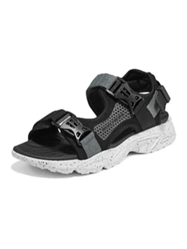Сандалии stamina 'black gray' Skechers — изображение 3 из 4, черный/серый