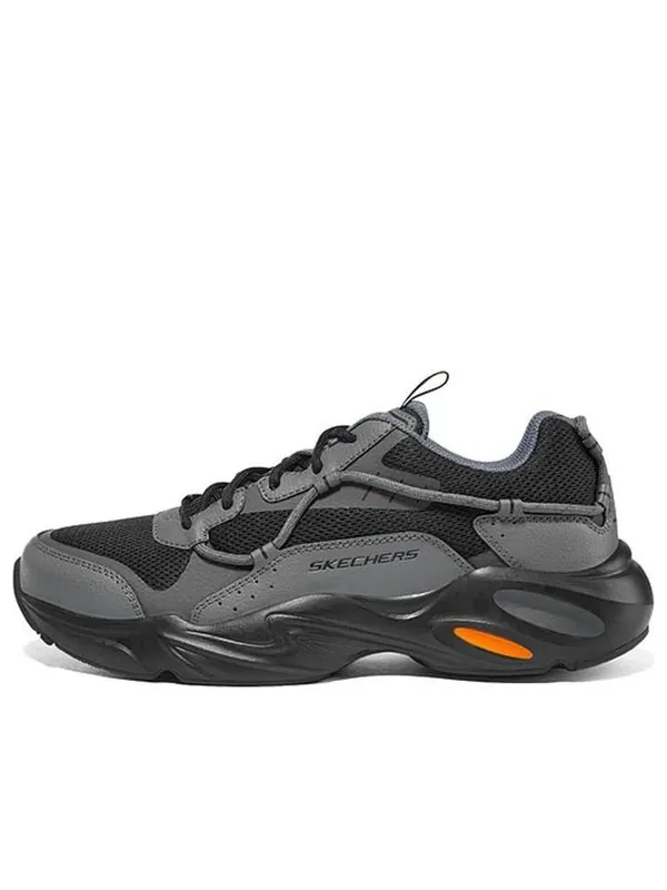 Кроссовки dlites 'black gray' Skechers — изображение 1 из 4, черный/серый