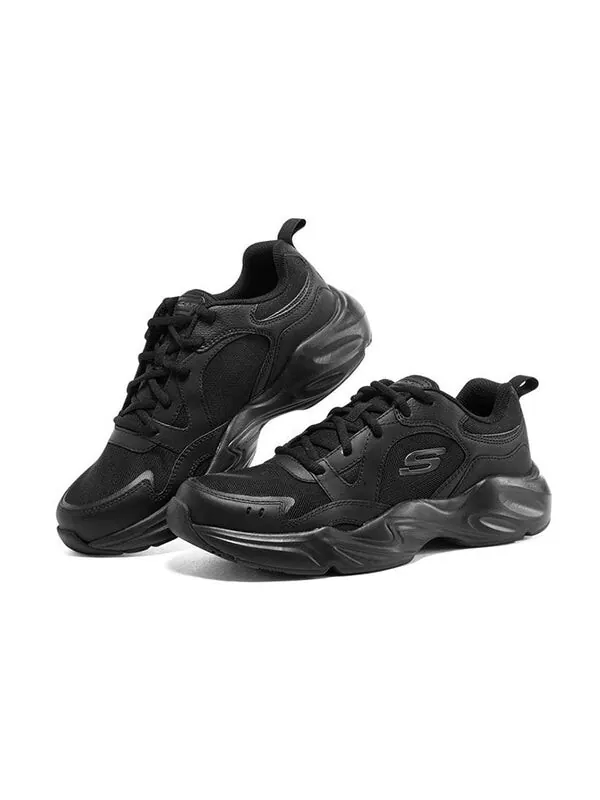 Кроссовки stamina airy 'pure black' Skechers — изображение 3 из 4, черный