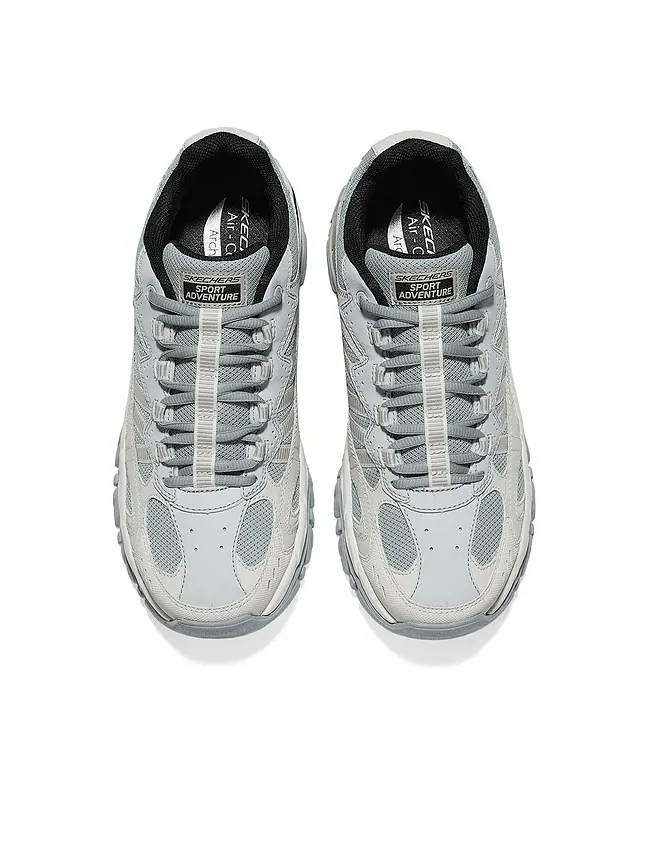 Кроссовки Skechers Arch Fit Footsteps 'Gray Green' — изображение 3 из 4, серый/зеленый