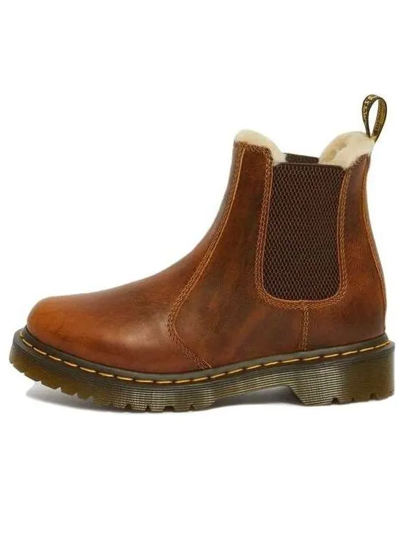 Ботинки Dr. Martens 2976 Faux Fur Lined — изображение 1 из 4, коричневый