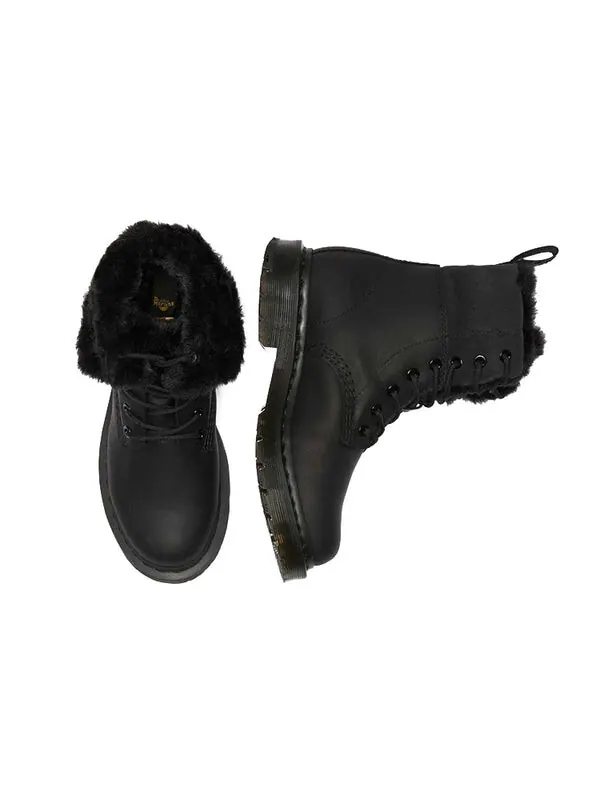 Ботинки Dr. Martens 1460 Kolbert Wintergrip с искусственным мехом — изображение 3 из 4, черный