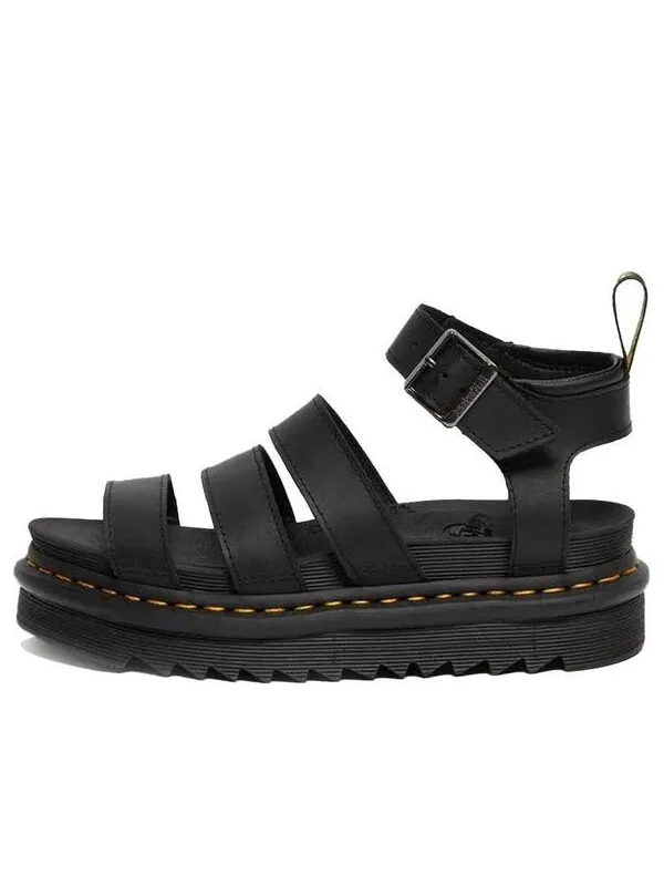 Сандалии Dr. Martens Blaire Leather Sandals Black — изображение 1 из 4, черный
