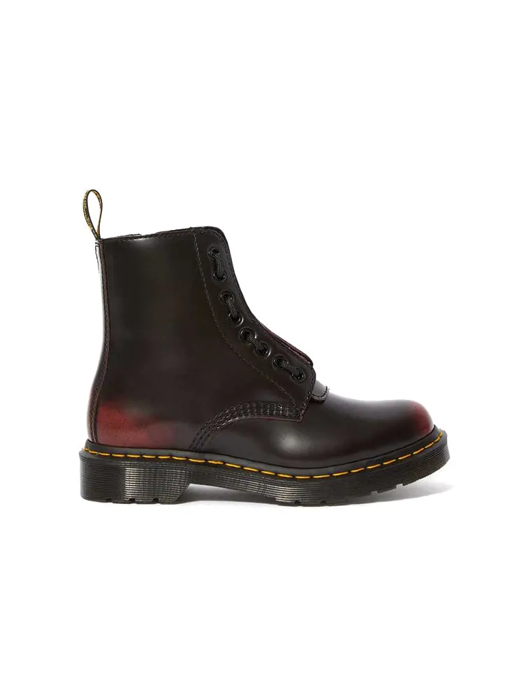 Ботинки Dr. Martens 1460 Pascal Front Zip — изображение 2 из 4, красные