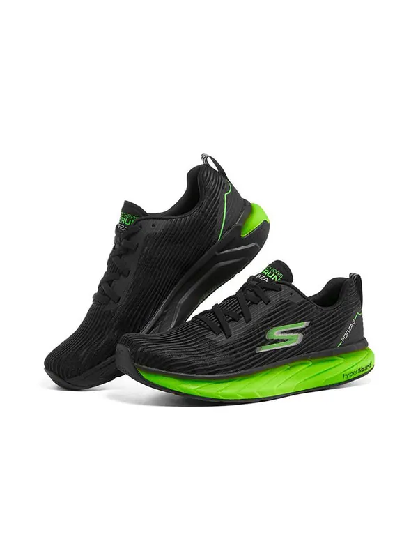 Кроссовки go run 'black neon green' Skechers — изображение 3 из 4, черный/зеленый