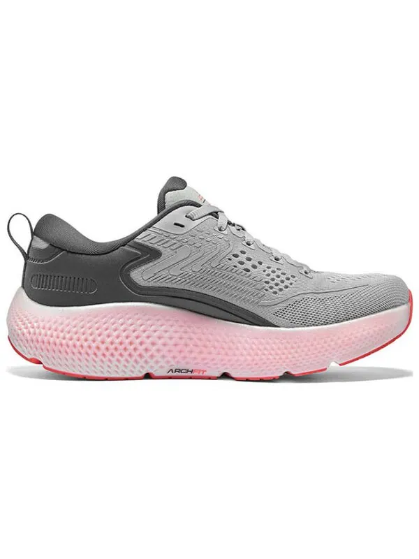 Кроссовки go run max road 6 'grey pink' Skechers — изображение 2 из 4, серый/розовый