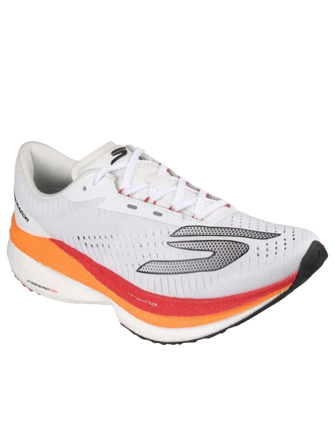 Кроссовки Skechers Aero Razor 'White Black Orange' — изображение 2 из 5, белый