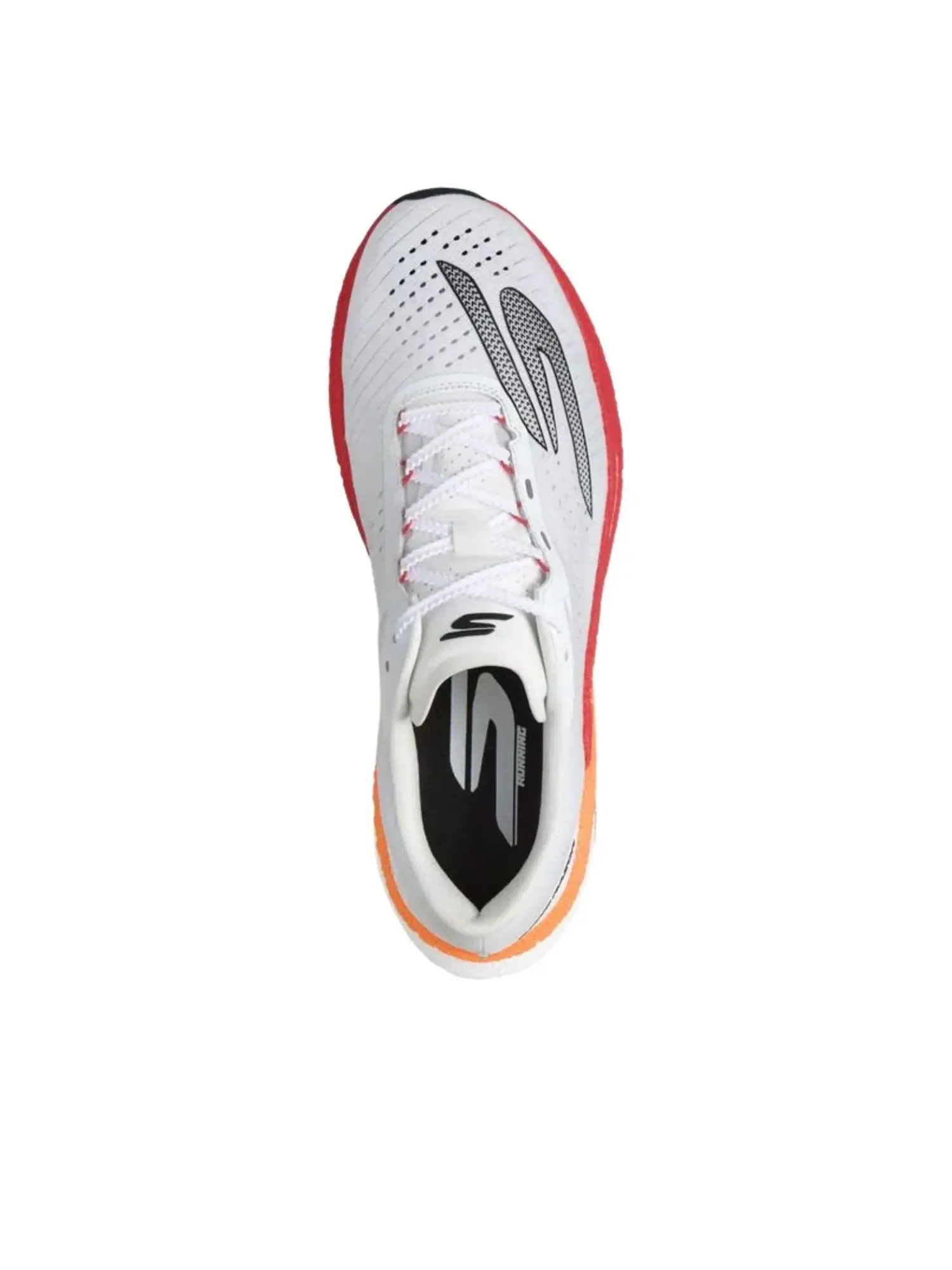 Кроссовки Skechers Aero Razor 'White Black Orange' — изображение 3 из 5, белый