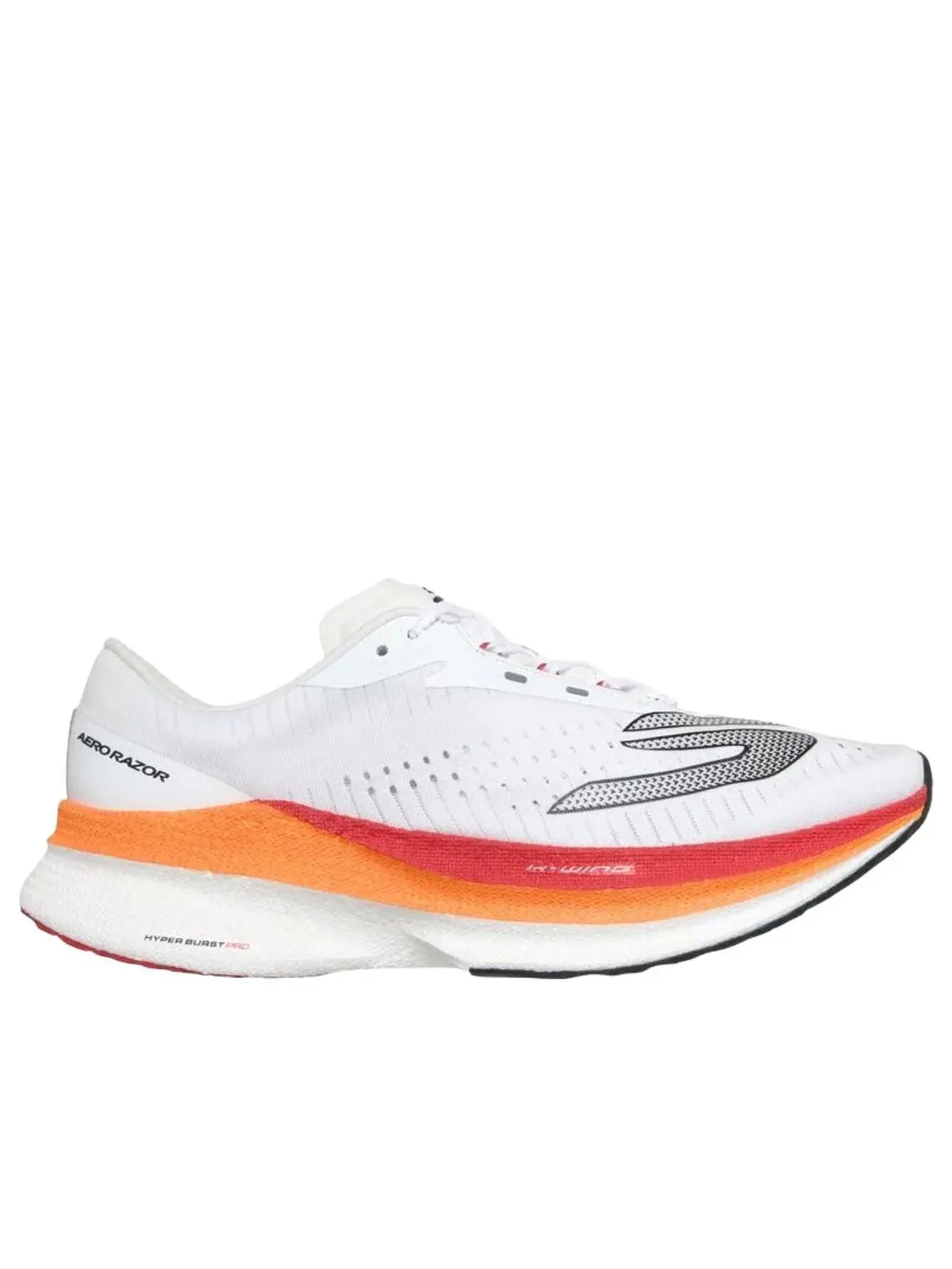 Кроссовки Skechers Aero Razor 'White Black Orange' — изображение 5 из 5, белый