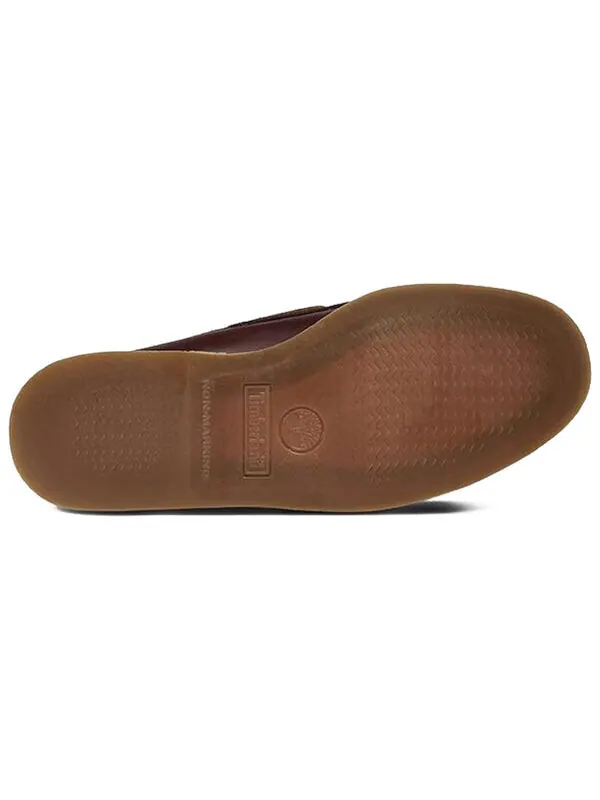 Кроссовки leather handmade boat shoes brown Timberland — изображение 4 из 4, коричневый