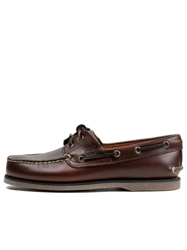 Кроссовки 2-eye lug handsewn boat shoe 'brown' Timberland — изображение 1 из 4, коричневый