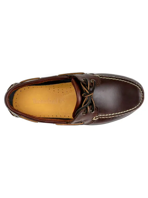 Кроссовки 2-eye lug handsewn boat shoe 'brown' Timberland — изображение 2 из 4, коричневый