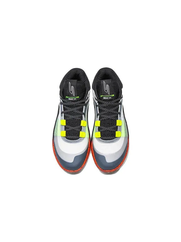 Кроссовки skx resagrip 'white black orange' Skechers — изображение 4 из 4, белый/черный/оранжевый