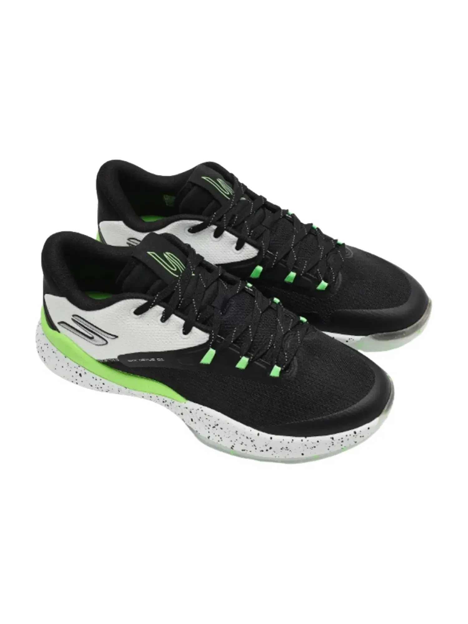 Мужские кроссовки для баскетбола с шнуровкой Skechers SKX Nexus White Blue Lime — изображение 2 из 5, белый