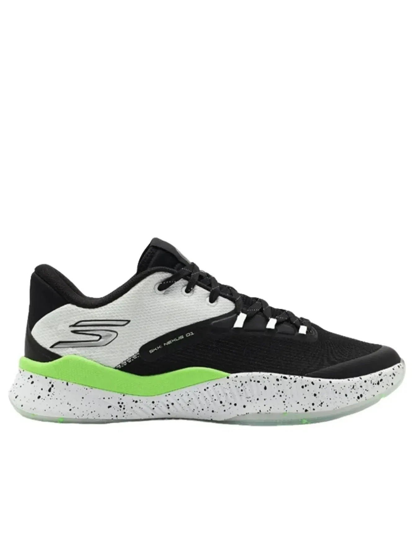 Мужские кроссовки для баскетбола с шнуровкой Skechers SKX Nexus White Blue Lime — изображение 5 из 5, белый