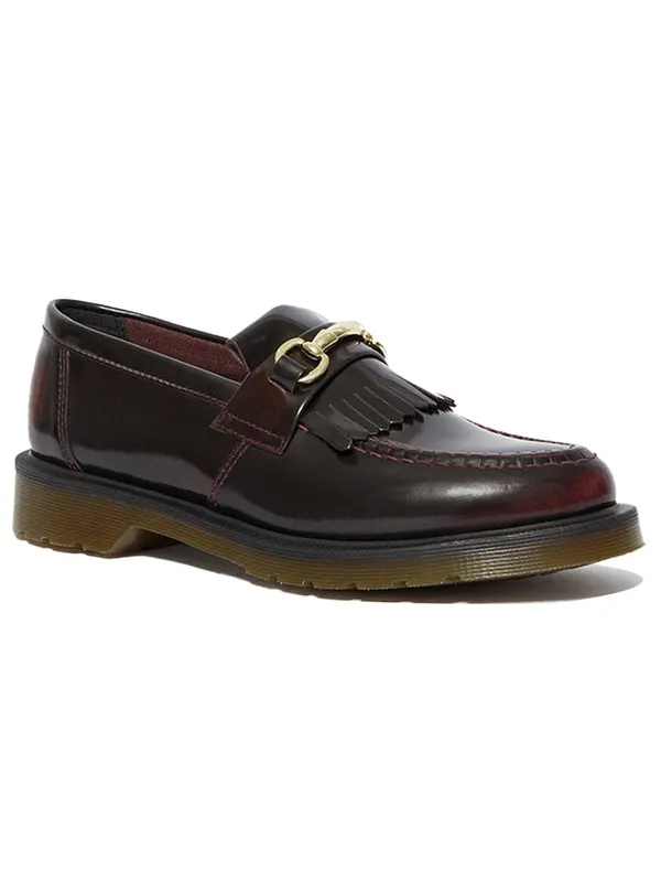 Лоферы Dr. Martens Adrian Snaffle Loafer 'Cherry Red Arcadia', кожаные — изображение 2 из 4, красный