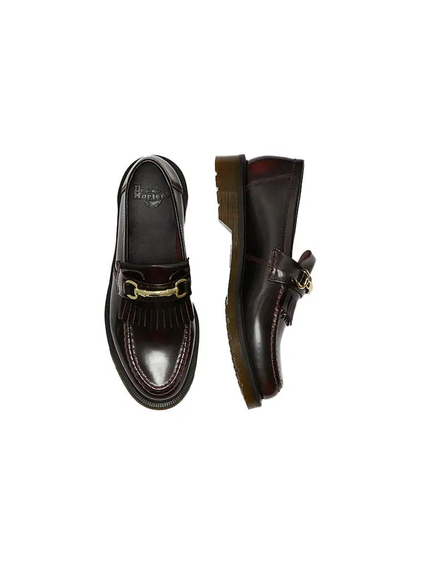 Лоферы Dr. Martens Adrian Snaffle Loafer 'Cherry Red Arcadia', кожаные — изображение 3 из 4, красный