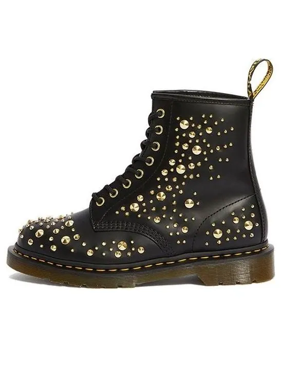 Ботинки Dr. Martens 1460 Midas Gold Color, унисекс — изображение 1 из 4, черный