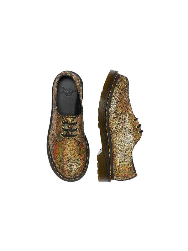 Кроссовки Dr. Martens 1461 iridescent crackle oxford — изображение 3 из 4, золото