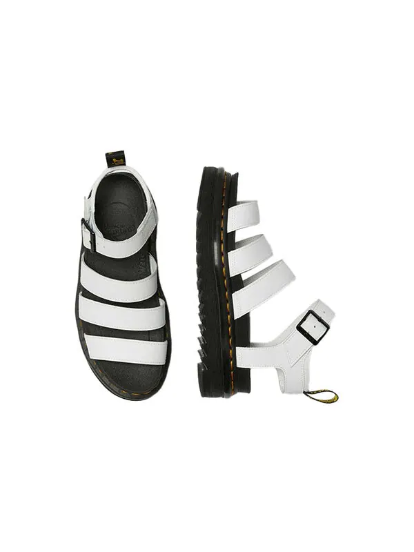 Сандалии Dr. Martens Blaire Leather Strap Sandals, кожаные ремешки — изображение 3 из 4, белый